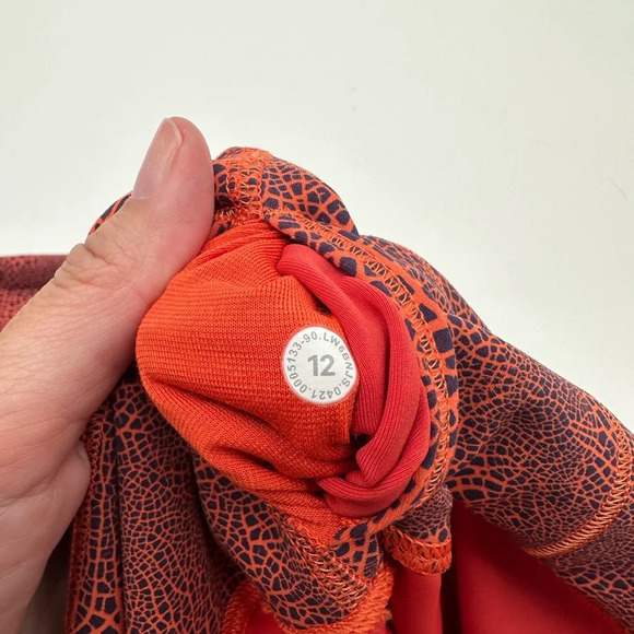 Lululemon Wunder Train High Rise Crop 23” Leggings NWT Orange Larkspur - Picture 7 of 10